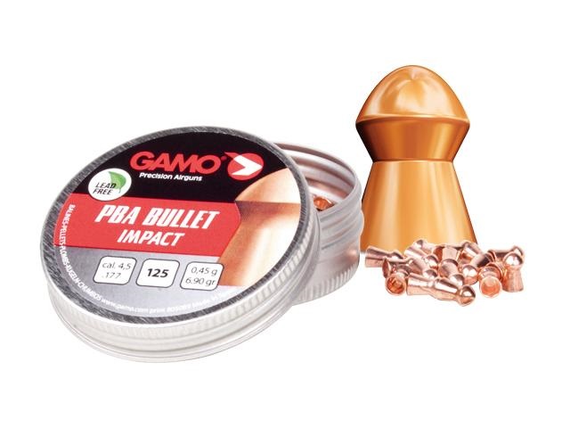 Gamo PBA Bullet 4.50mm Airgun Pellets tin of 125